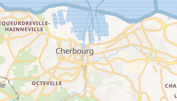 Cherbourg online kort