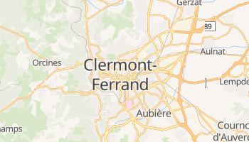 Clermont-Ferrand online kort
