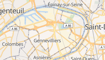 Gennevilliers online map