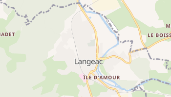 Langeac online map