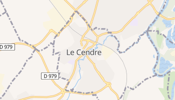 Le Cendre online map