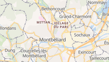 Montbeliard online map