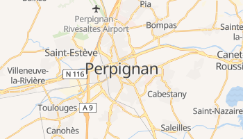 Perpignan online map