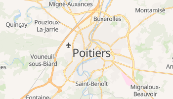 Poitiers online kort