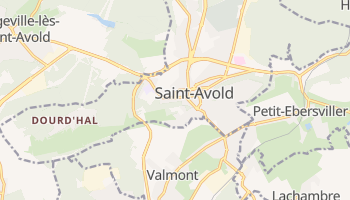 Saint Avold online map