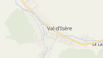 Val-d'isere online map