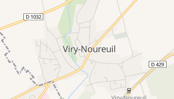 Viry Noureuil online map