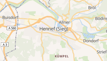 Hennef online map
