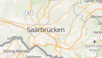 Saarbrücken online kort