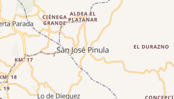 San Jose Pinula online kort