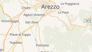 Arezzo online map