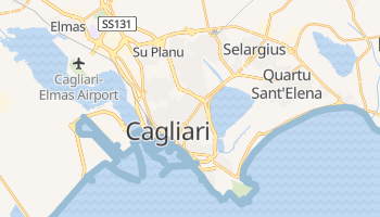 Cagliari online kort