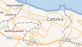 Cattolica online map