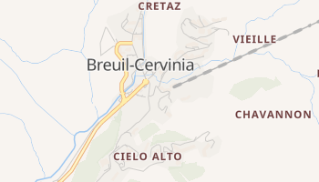 Cervinia online map