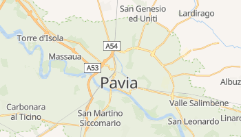 Pavia online kort
