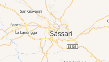 Sassari online map