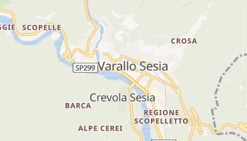 Varallo Sesia online map