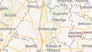 Vimercate online map