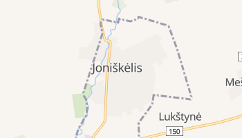 Joniskelis online map