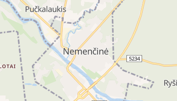 Nemencine online map