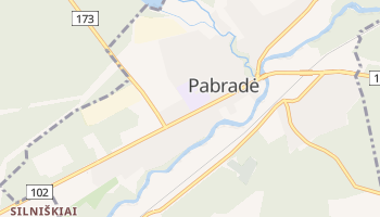 Pabrade online map