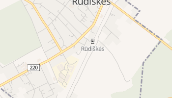 Rudiskes online map
