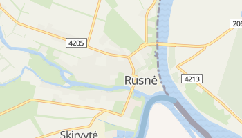 Rusne online map