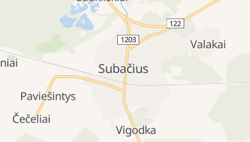Subacius online map