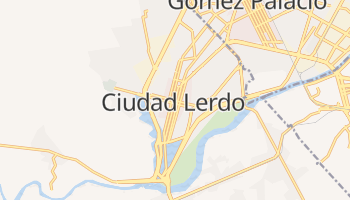Ciudad Lerdo online map