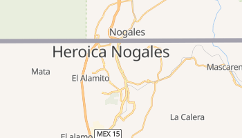 Nogales online kort