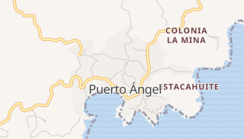 Puerto Angel online map