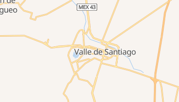 Valle De Santiago online kort
