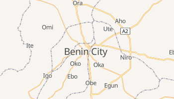 Benin City online kort