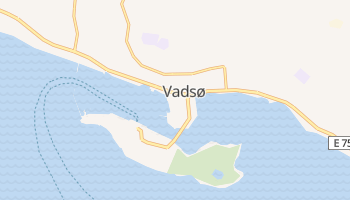 Vadso online map