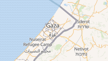 Gaza online kort