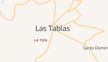 Las Tablas online map