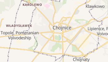 Chojnice online map