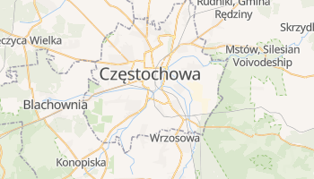 Czestochowa online map