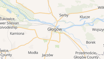 Glogow online map