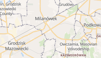 Milanowek online map