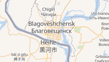 Blagoveshchensk online kort