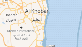Al Khobar online kort
