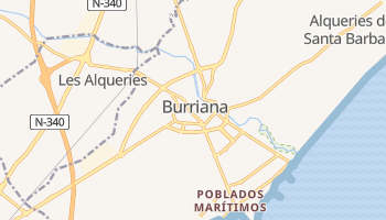 Burriana online map