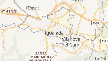 Igualada online map