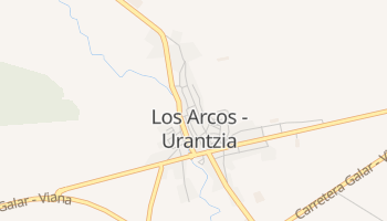 Los Arcos online map