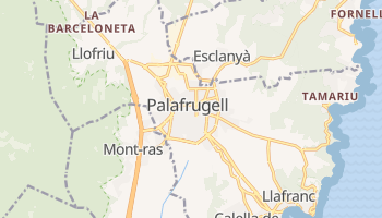 Palafrugell online map
