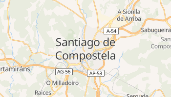 Santiago De Compostela online kort