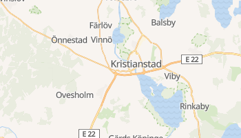 Kristianstad online map