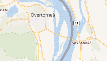 Overtornee online map