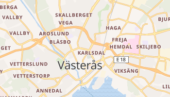 Vasteres online map